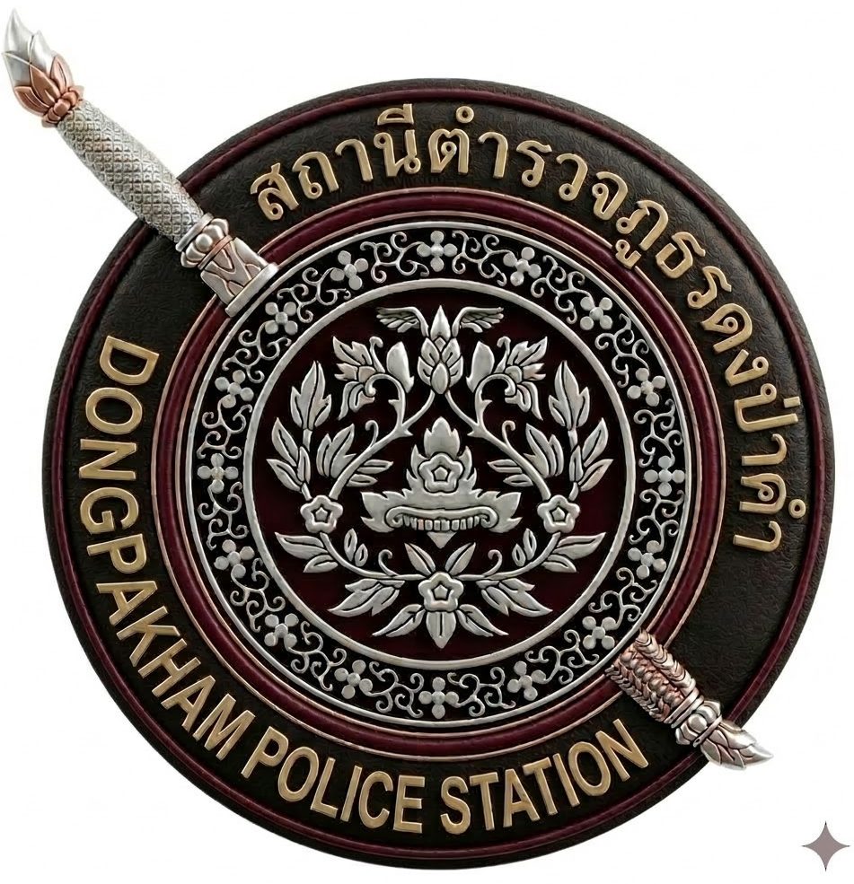 สถานีตำรวจภูธรดงป่าคำ logo